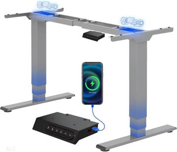 FLEXISPOT EC5 Plus bureau, elektrisch, dubbele motor, 3 snel, Verzenden, Zo goed als nieuw