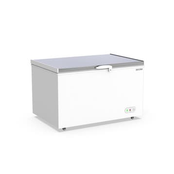 Sibero 450L Vrieskist Wit/RVS -18°C/-24°C 1270x765x840mm RVS, Ophalen of Verzenden, Nieuw in verpakking, Koelen en Vriezen