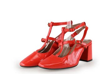 Lina Locchi Pumps in maat 39 Rood, Pumps, Lina Locchi, Verzenden, Zo goed als nieuw