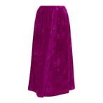 Forte_Forte • fluwelen midi rok in paars • S, Kleding | Dames, Verzenden, Paars, Nieuw, Maat 36 (S)