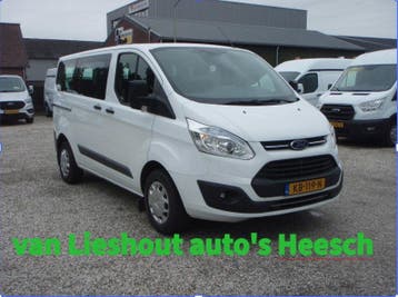 Ford Transit Custom 9 persoons personenbus Trend Bj 16, Stof, Gebruikt, Wit, Ford