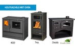 Houtkachel met oven vanaf €750,-, Ophalen of Verzenden, Nieuw, Vrijstaande haard, Houthaard