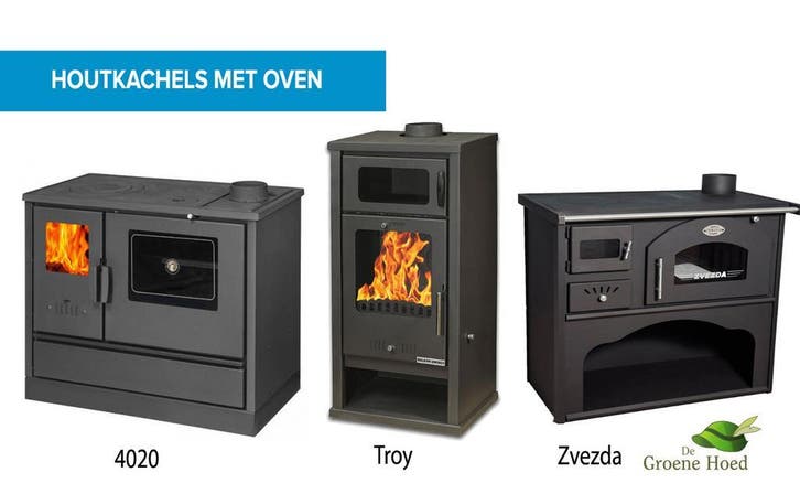 Houtkachel met oven vanaf €750,-, Huis en Inrichting, Haarden, Houthaard, Nieuw, Ophalen of Verzenden