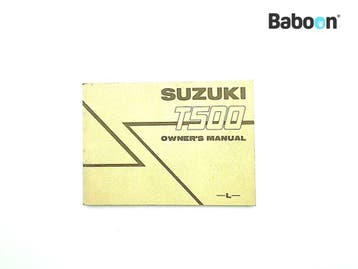 Instructie Boek Suzuki T 500 1969-1977, Verzenden, Gebruikt