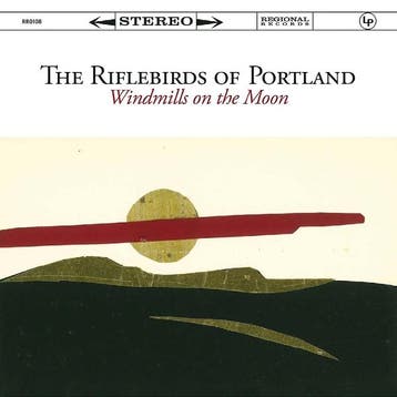lp nieuw - riflebirds of portland - WINDMILLS ON THE MOON..., Verzenden, Zo goed als nieuw, Overige formaten