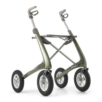 byACRE Carbon Overland Rollator met Dagelijkse tas – Groen, Ophalen of Verzenden, Nieuw