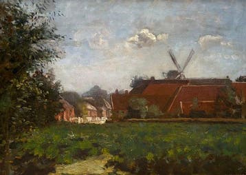 Nederlandse school (XX) - Hollands landschap