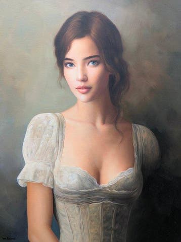 Wilhem von Kalisz (XX-XXI) - Amor Fati (100% hand-painted,, Antiek en Kunst