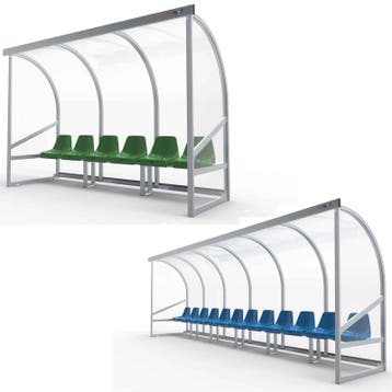 Dug-out model A met kuipstoelen, Sport en Fitness, Voetbal, Ophalen of Verzenden, Nieuw, Overige typen