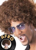 Afropruik Bruin, Kleding | Heren, Carnavalskleding en Feestkleding, Verzenden, Nieuw