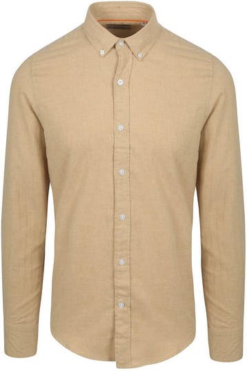 Suitable Overhemd Flanel Beige maat 3XL Heren, Verzenden, Nieuw, Beige, Suitable