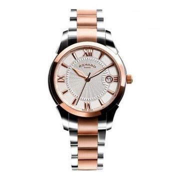 Romago - Swiss Made - Gold - Steel - Guilloché - NEW - Heren, Sieraden, Tassen en Uiterlijk, Horloges | Heren, Nieuw
