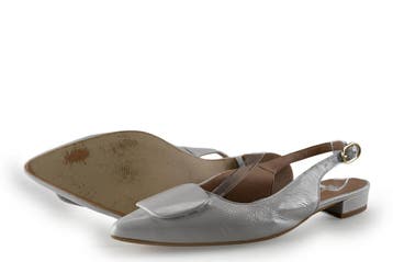 Lina Locchi Slingbacks in maat 39 Grijs, Lina Locchi, Verzenden, Grijs, Gedragen