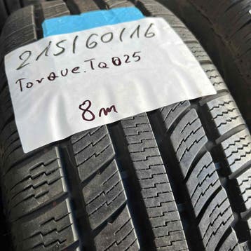 2 x Torque 215-60-16 4 Seizoenbanden 8mm, 16 inch, Ophalen of Verzenden, All Season, Band(en)