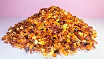 Ruw - rauw - Barnsteen - Baltic Amber Lot 1 kg - 1 cm - 0.5