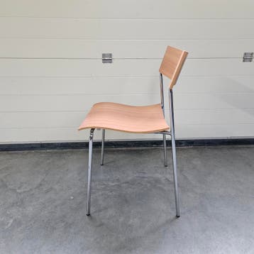 Lammhults houten stoel - donker eiken, Huis en Inrichting, Stoelen, Ophalen of Verzenden, Nieuw