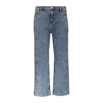 MAC No.1 • Cropped Straight jeans • 36, MAC, Verzenden, Nieuw, Blauw