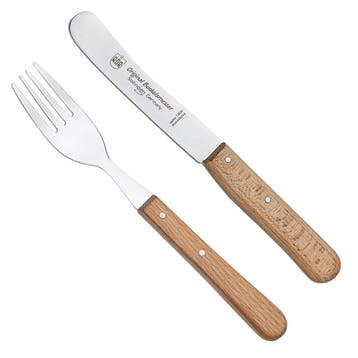 RÖR Solingen Ontbijtmes Buckels – Lemmet 11,5 cm – Set, Ophalen of Verzenden, Nieuw, Rvs of Chroom