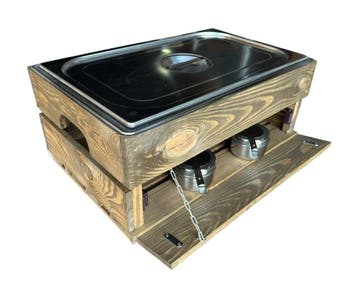 Kisten voor binnenbak chafing dish - losse plank - branders, Ophalen of Verzenden, Nieuw zonder verpakking, Decoratie