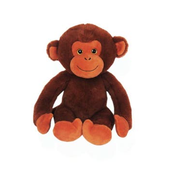 Chimpansee knuffel - pluche - 23 cm - aap - dierenknuffel, Verzenden, Nieuw