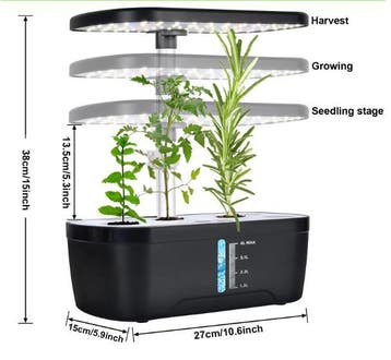 Hydroponische Kruidentuin met LED Groeilamp en Timer, Verzenden, Nieuw