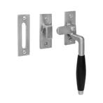 Klassiek Raamsluiting, verstevigd, mat nikkel, rechts - v..., Ophalen of Verzenden, Nieuw, Koper of Messing, Schuif of Grendel