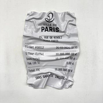 Soyz Bank (1988) - Paris Tour Eiffel Ticket
