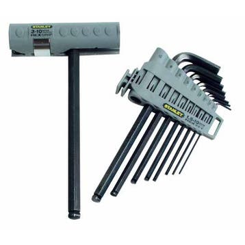 Stiftsleutelset 9-delig Stanley (1.5-10mm) | 0-89-904, Verzenden, Nieuw