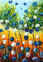 Yuni R. P - Armonía floral, Antiek en Kunst