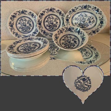 Royal Art Pottery - Ontbijtservies (8) - Aardewerk, Antiek en Kunst