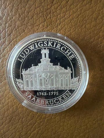 wereld. Silver medal Ludwigskirche Saarbrücken 20g (.999)