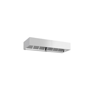 GGM Gastro | Afzuigkap doosmodel - 2800mm - met filters & |, Onderbouw afzuigkap, Verzenden, Nieuw, Inbouw
