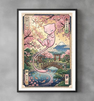 Sato Hageshi - A Dream in Bloom – Mew - Pop Art - Signed and, Nieuw