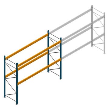 Gebruikte JH MPB palletstelling 3000x3300x1100mm (hxbxd) 2