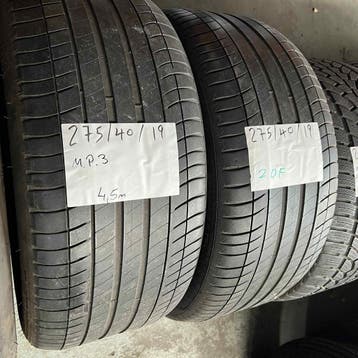 2 x Michelin Primacy 3 275-40-19 Zomerbanden 4,5mm, 19 inch, Gebruikt, 275 mm, Ophalen of Verzenden
