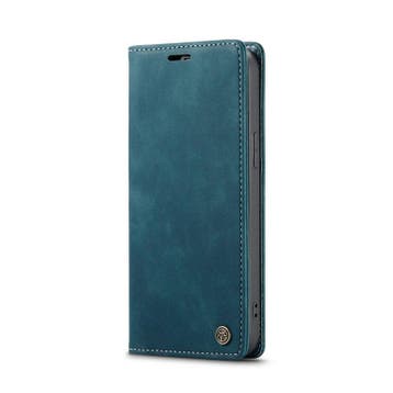CaseMe book case leer - Apple iPhone 17 Air - blauw, Verzenden, Nieuw