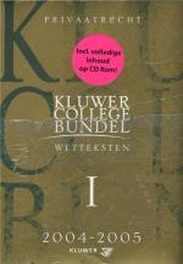 KLUWER COLLEGEBUNDEL 2004/2005 + CD - Onbekend, Boeken, Studieboeken en Cursussen, Verzenden, Gelezen