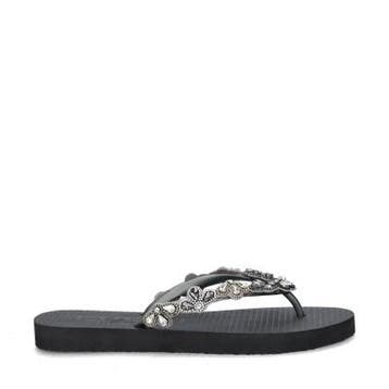 Lazamani Beach slippers voor dames in het Zwart, Slippers, Verzenden, Zwart, Lazamani