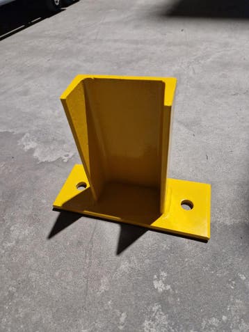 Aanrijdbeveiliging hoogte 210mm geel, gebruikt, Ophalen of Verzenden