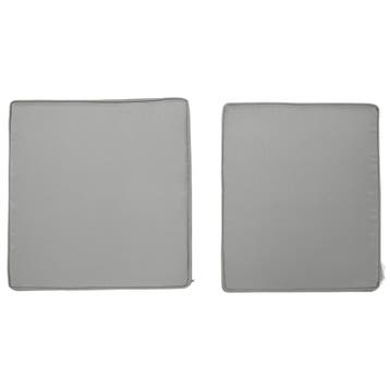 2-delige Set Zitkussens, 56 X 52 Cm Stoelkussens Met Rits, S, Verzenden, Nieuw