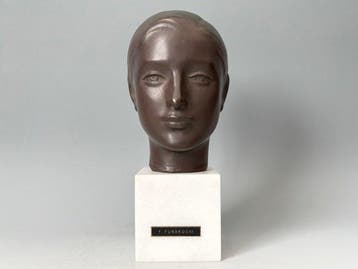 Lora (Bronze Bust) - Artist Yasutake, Antiek en Kunst