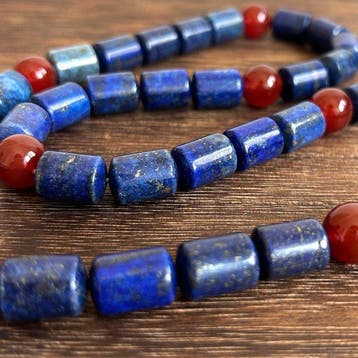 Afghaanse lapis lazuli-halsketting - 1990-2000, Antiek en Kunst