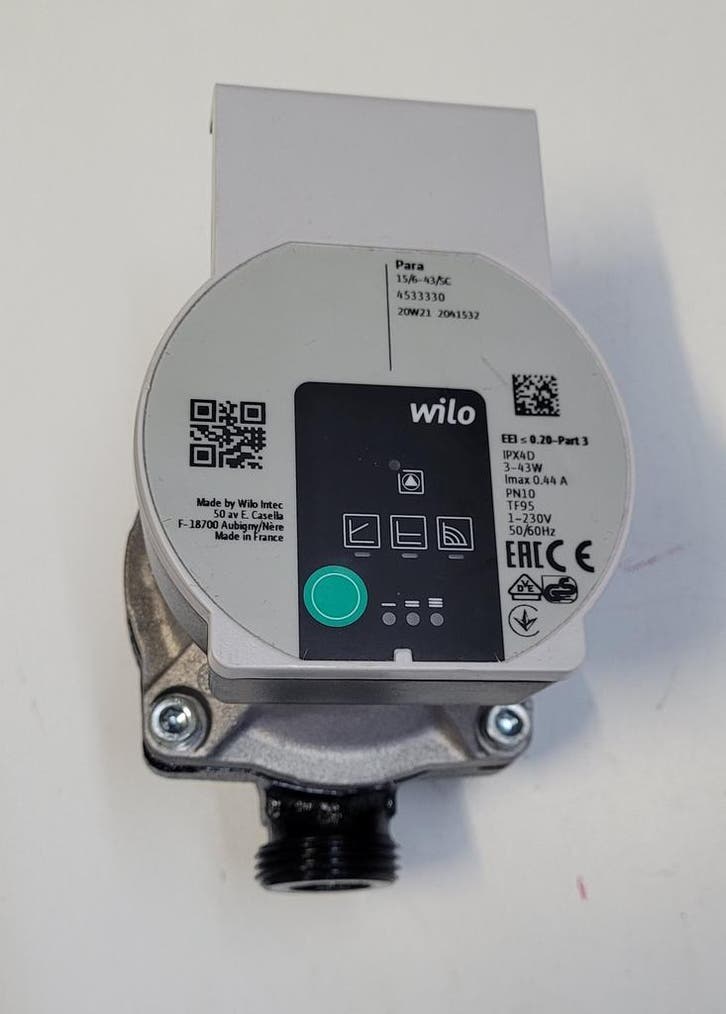Wilo Para 15/6-43/SU 130 pomp nieuw, Doe-het-zelf en Verbouw, Verwarming en Radiatoren, Nieuw, Ophalen of Verzenden