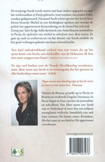 Haar naam was Sarah - Tatiana de Rosnay 9789047203476, Verzenden, Zo goed als nieuw, Tatiana de Rosnay