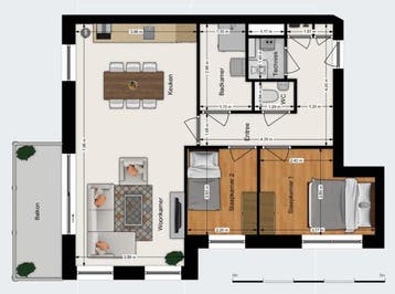 Te huur: Appartement Noorwegenkade in Almere, Huizen en Kamers, Almere, Flevoland, Appartement