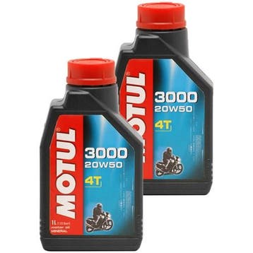 Motul Aanbieding: 2 X 3000 20W50 4T 1L, Verzenden, Nieuw