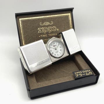Bureauklok - Ontwerp Messing - 1990-2000 - ZIPPO TIME TANK, Nieuw