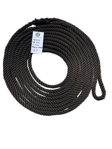 Brown-Bear 4 strengs geslagen scheepstouw 28MM 18MTR 1 Oo..., Verzenden, Nieuw