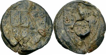 O J Mittelalter Hrr Heiliges Roemisches Reich Bleisiegel..., Postzegels en Munten, Verzenden