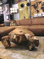 Salontafel schildpad teak, Ophalen of Verzenden, Nieuw